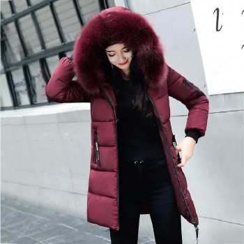 Plus size jackets women coats winter solid thick Fur Top